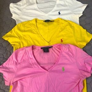 Ralph Lauren V-Neck T-Shirts Set